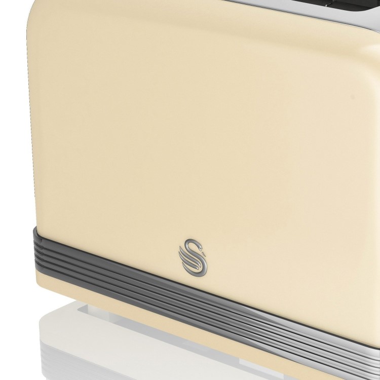 Swan ST19010CN Retro 2 Slice Toaster - Cream