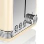 Swan ST19010CN Retro 2 Slice Toaster - Cream