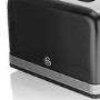 Swan ST19020BN Retro Style 4-slice Toaster - Black