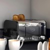 Swan ST19020BN Retro Style 4-slice Toaster - Black