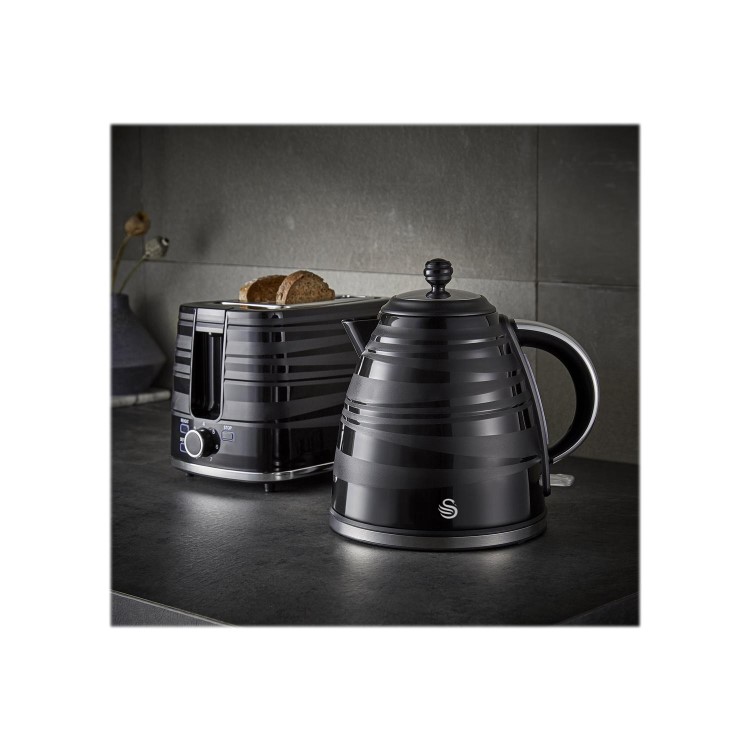 Swan ST31050BN Symphony 2 Slice Toaster - Black