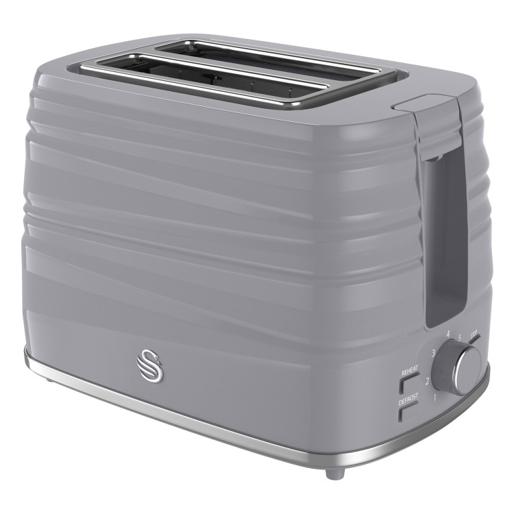 Swan ST31050GRN Symphony 2 Slice Toaster - Grey