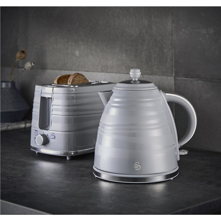 Swan ST31050GRN Symphony 2 Slice Toaster - Grey