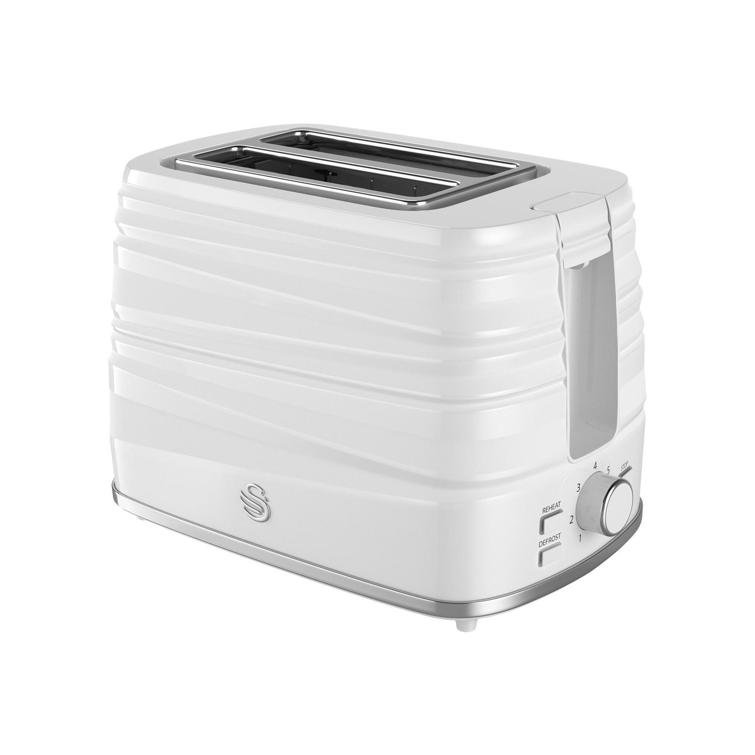 Swan ST31050WN Symphony 2 Slice Toaster White Appliances Direct