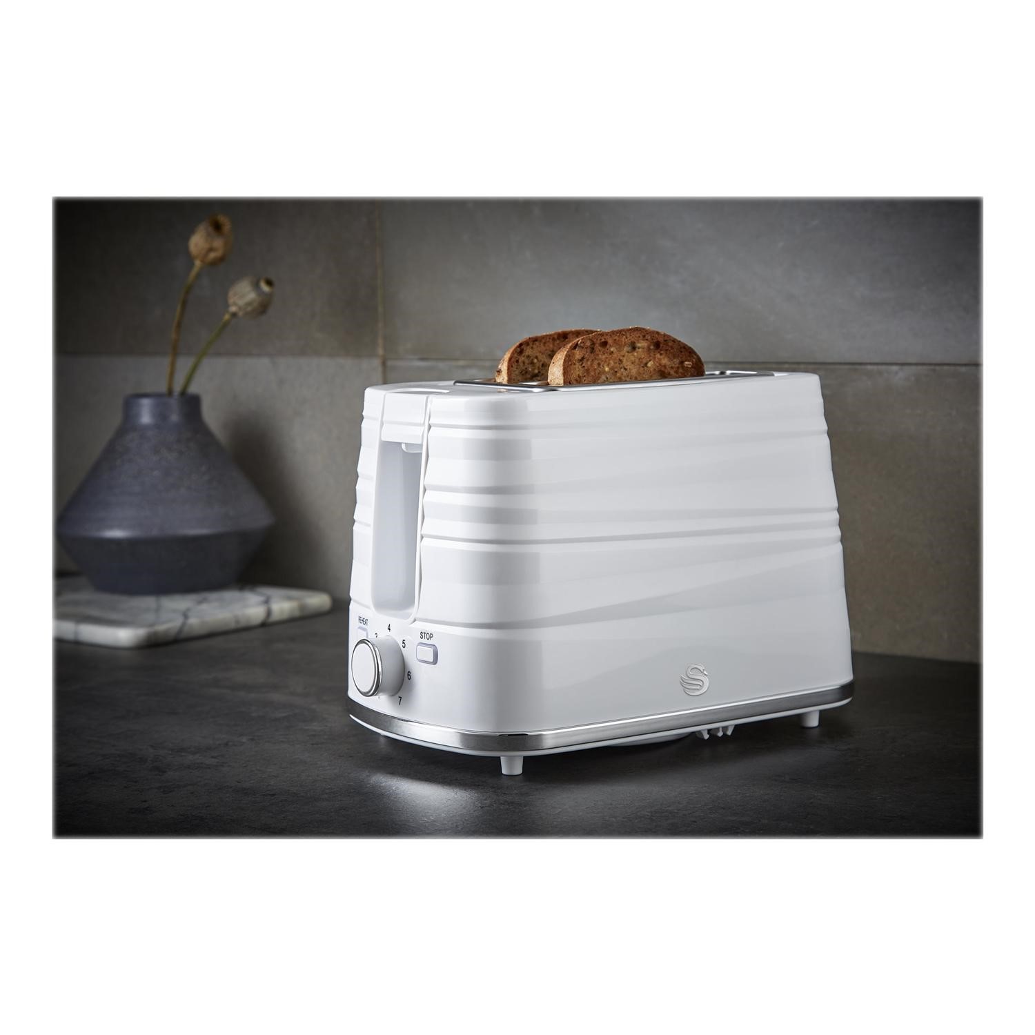 Swan ST31050WN Symphony 2 Slice Toaster White Appliances Direct