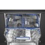SMEG ST323PM 14 Settings 60cm Semi-Professional Integrated Dishwasher. 9 Wash Programs - Drain Pump - 5.45kW 32A Multiphase 2 Years Onsite warranty