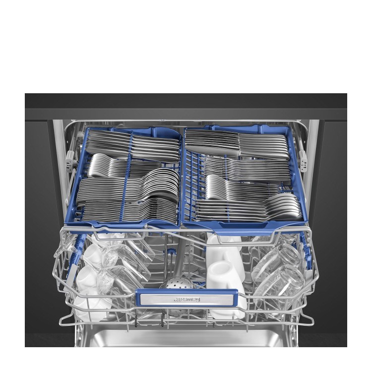 SMEG ST323PM 14 Settings 60cm Semi-Professional Integrated Dishwasher. 9 Wash Programs - Drain Pump - 5.45kW 32A Multiphase 2 Years Onsite warranty