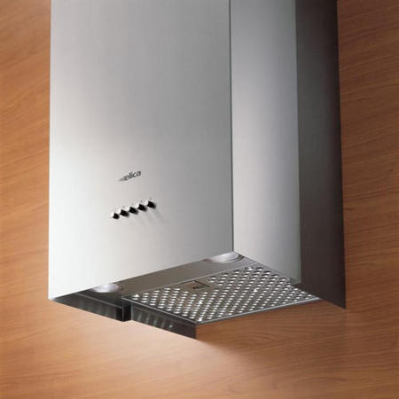 Elica STENAR Stenar Square Column 36cm Chimney Cooker Hood Stainless Steel