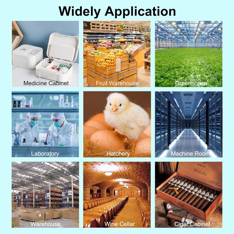 Tuya Smart WiFi Mini Temperature & Humidity Sensor with LCD Screen