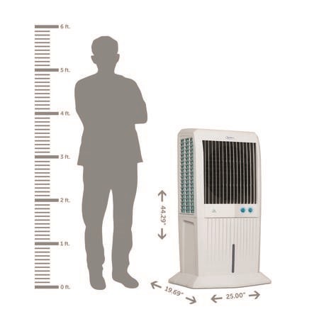 Storm70c 70L Symphony Evaporative Air Cooler up to 80 sqm with i