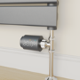 electriQ Modern LED Smart TRV Thermostatic Radiator Valves Wi-Fi Version Anthracite