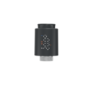 electriQ Modern LED Smart TRV Thermostatic Radiator Valves Wi-Fi Version Anthracite