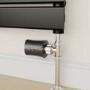 electriQ Modern LCD Smart TRV Thermostatic Radiator Valves Tuya Zigbee Version Black