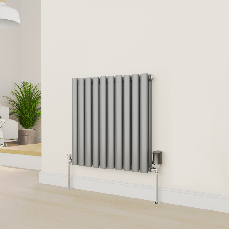 electriQ Modern LCD Smart TRV Thermostatic Radiator Valves Tuya Zigbee Version Black