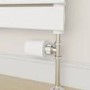 electriQ Modern LCD Smart TRV Thermostatic Radiator Valves Tuya Zigbee Version White