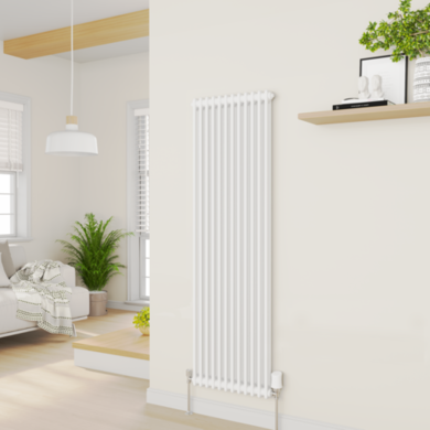 electriQ Modern LCD Smart TRV Thermostatic Radiator Valves Tuya Zigbee Version White