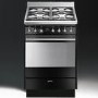 Smeg SUK61MBL8 Concert 60cm Single Oven Dual Fuel Cooker - Gloss Black