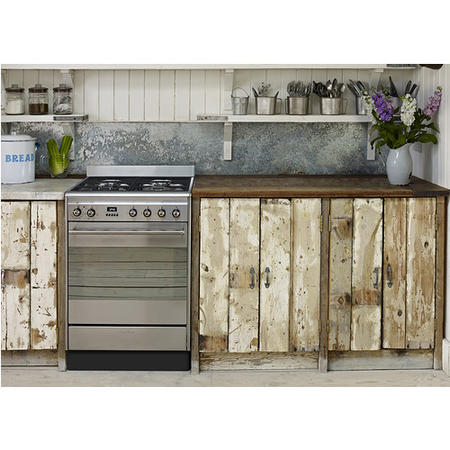 Refurbished Smeg Concert SUK61PX8 60cm Dual Fuel Cooker with Pyrolytic Cleaning Stainless Steel