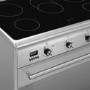 Smeg Concert 90cm Electric Single Oven Range Cooker - Stainless Steel