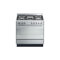 Smeg SUK91MFX8 Concert 90cm Multifunction Dual Fuel Range Cooker Stainless Steel