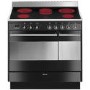 Smeg Concert 90cm Electric Range Cooker - Black