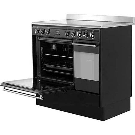 Smeg Concert 90cm Electric Range Cooker - Black
