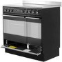 Smeg Concert 90cm Electric Range Cooker - Black