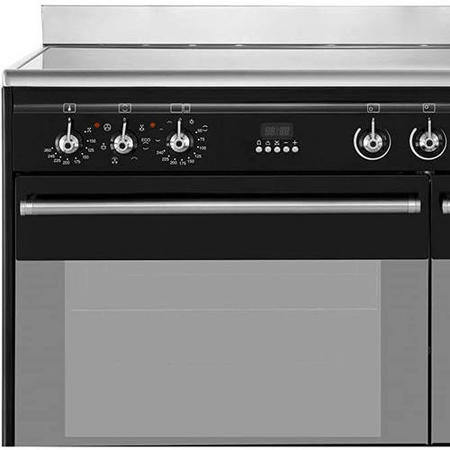 Smeg Concert 90cm Electric Range Cooker - Black