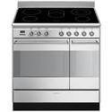 Smeg Concert 90cm Electric Range Cooker - Stainless Steel