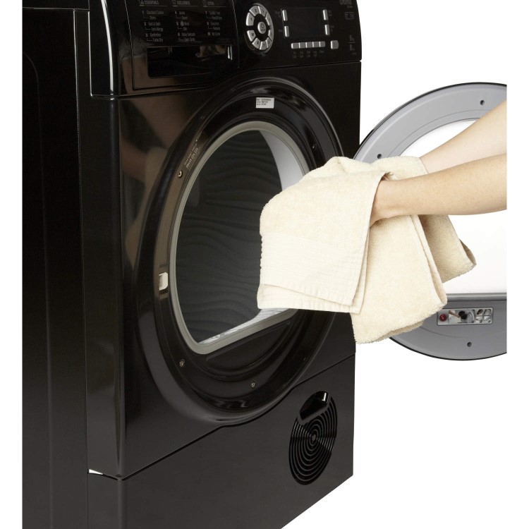 GRADE A3 - Hotpoint SUTCD97B6KM Ultima S-Line 9kg Freestanding Condenser Tumble Dryer-Black