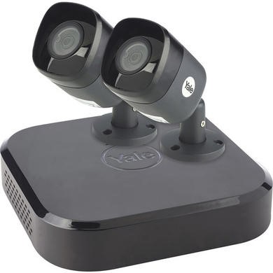 Yale 2 Camera 4MP DVR CCTV System with 1TB HDD