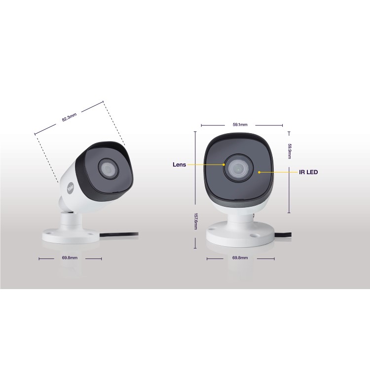Yale 2 Camera 1080p HD DVR CCTV System with 1TB HDD