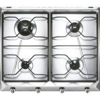 Smeg SV564-3 Cucina 60cm Wide Gas Hob - Stainless Steel
