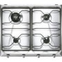 Smeg SV564-3 Cucina 60cm Wide Gas Hob - Stainless Steel