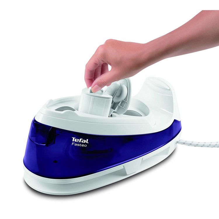 Tefal SV6020 Fasteo 2200W Steam Generator Iron - White And Purple