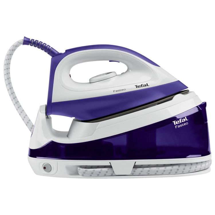 Tefal SV6020 Fasteo 2200W Steam Generator Iron - White And Purple