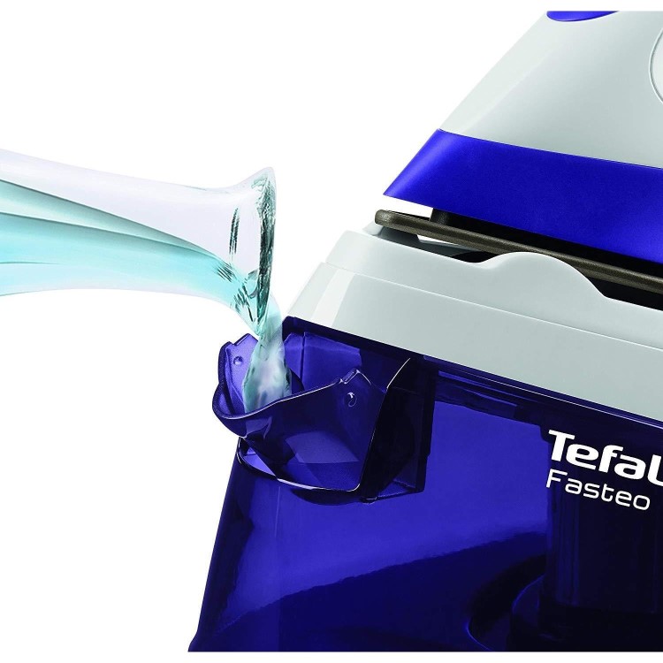 Tefal SV6020 Fasteo 2200W Steam Generator Iron - White And Purple
