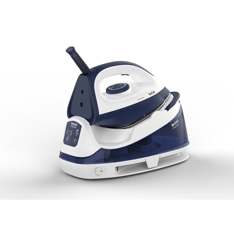 GRADE A1 - Tefal SV6040 Fasteo Steam Generator Iron - Blue And White