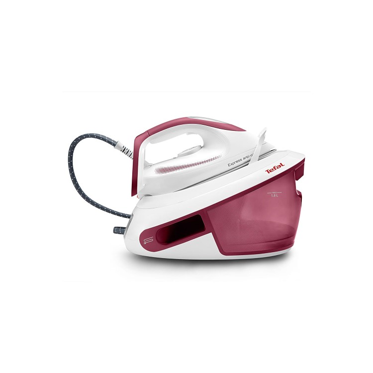GRADE A2 - Tefal SV8012 Express Anti-Scale Steam Generator Iron - Red