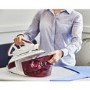 GRADE A2 - Tefal SV8012 Express Anti-Scale Steam Generator Iron - Red