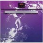 CDA SVA100PP Studio Collection Eight Function Electric Single Oven With Purple Art Design