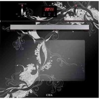 CDA SVA150BL Studio Collection Eight Function Electric Single Oven With Black Art Design