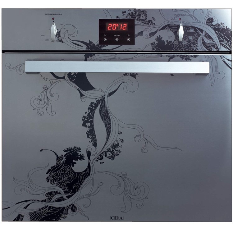 CDA SVA150SS Studio Collection Eight Function Electric Single Oven With Stainless Steel Art Design