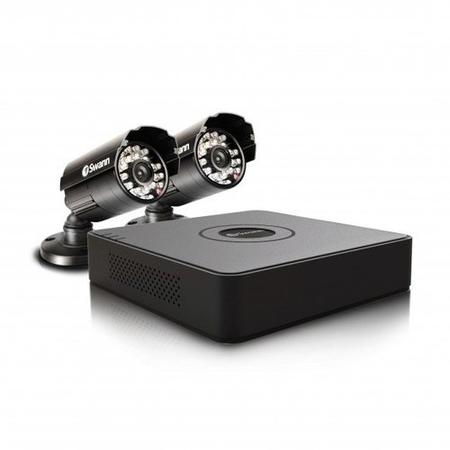 GRADE A1 - Swann 4 channel Mini DVR with 500gb HDD / 2 x PRO-615 cameras