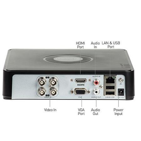 GRADE A1 - Swann 4 channel Mini DVR with 500gb HDD / 2 x PRO-615 cameras