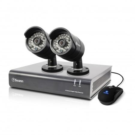 Swann DVR4-4400 4 Channel HD 720p Digital Video Recorder with 2 x PRO-A850 720p Cameras & 500GB Hard Drive
