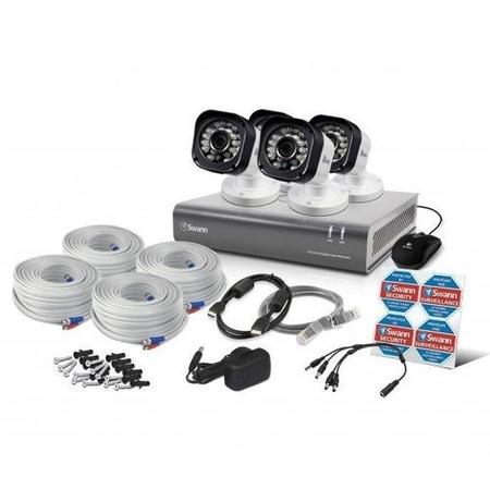 Swann DVR4-1580 - 4 Channel 720p Digital Video Recorder & 4 x PRO-T835 Cameras