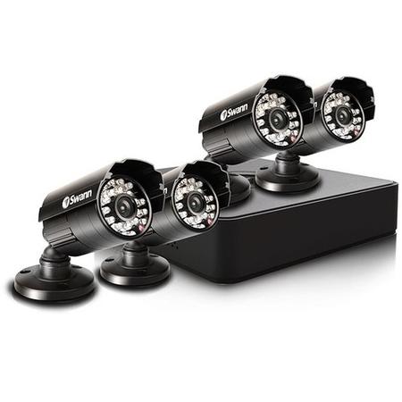 Box Open Swann DVR8-1525 8 Channel 960H Digital Video Recorder with 4 x PRO-615 960H Cameras & 500GB Hard Drive