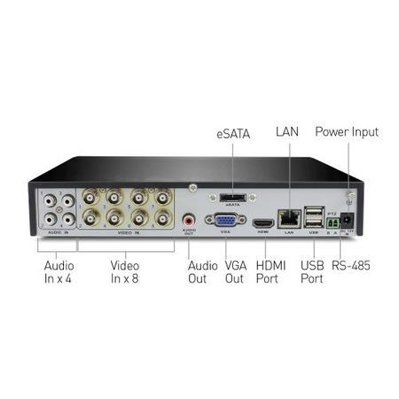 Swann DVR8-4100 8 Channel 960H Digital Video Recorder & 4 x PRO-842 Cameras