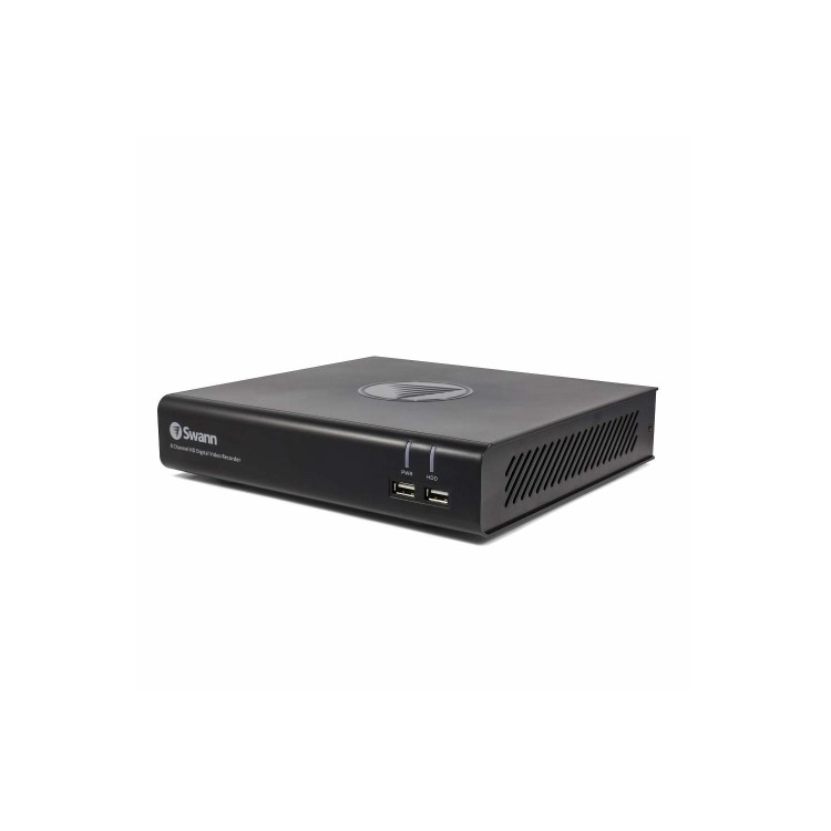 Swann CCTV System - 8 Channel 1080p HD DVR with 8 x 1080p HD Black Cameras & 64GB SD Card